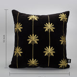 Gold Ashwin Velvet Cushion (Medium)