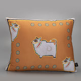 Jamini Cow Orange Rectangle Cushion
