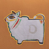 Jamini Cow Orange Rectangle Cushion