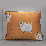 Jamini Cow Orange Rectangle Cushion