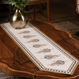 Paisley Black Table Runner