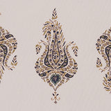Paisley Black Table Runner