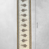 Paisley Black Table Runner