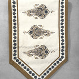 Paisley Black Table Runner