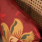 Yellow Flower Square Cushion