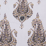 Paisley White Rectangular Cushion
