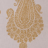 Paisley Golden Rectangular Cushion
