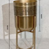 Ramayana Metal Planter With Stand