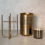 Bidri Metal Planter