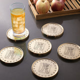 Jamini Cats Metal Coasters (Set Of 6)