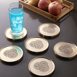 Phagun Metal Coasters (Set Of 6)