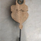 Paisley Engraved Wooden Wall Hook