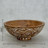 Ramayana Carved Bowl