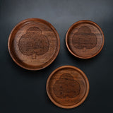 Phagun Wooden Bowls (Set Of 3)