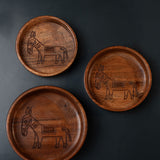 Jamini Egypt Wooden Bowls (Set Of 3)