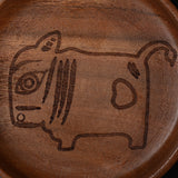 Jamini Cow Wooden Bowls (Set Of 3)