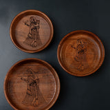 Aghan Wooden Bowls (Set Of 3)