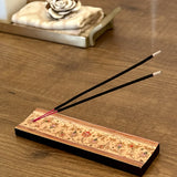 Ramayana Border Wooden Incense Holder