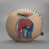 Nankushiya Peach Round Cushion